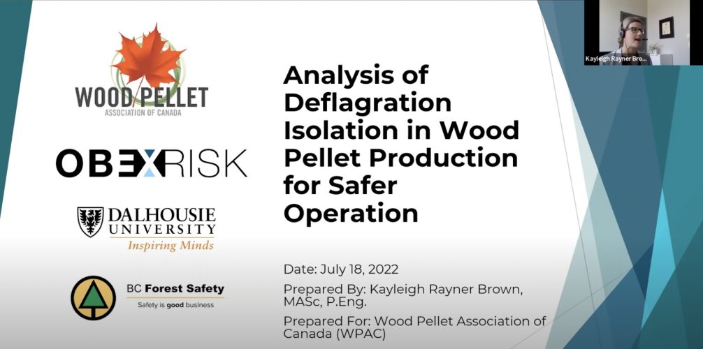 front cover of Analysis of Deflagration Isolation in Wood Pellet Production for Safer Operation PowerPoint